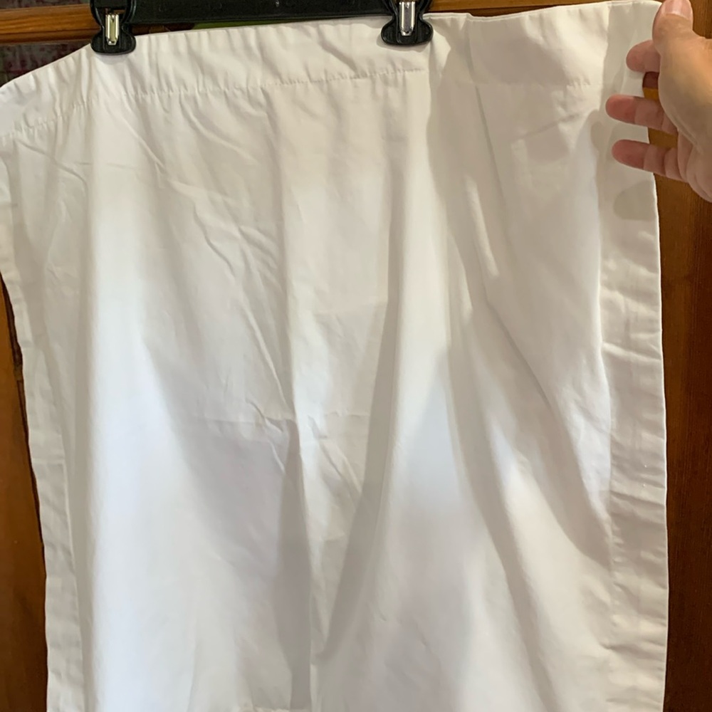 Excellent White Cotton European Shams